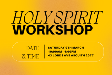 Holy Spirit Workshop